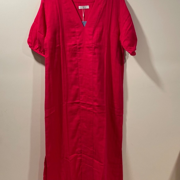 LAKE Gauze Kaftan Maxi Dress-NWT - Picture 4 of 11